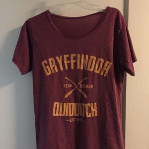 Harry Potter Gryffindor Quidditch shirt